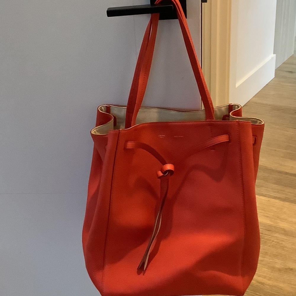 Red Celine shoulder bag